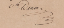 Signature of Mathieu Dumas (1753 - 1837)