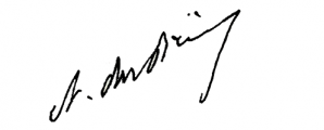 Signature of Alfred Viollet du Breil (1862 - 1921)