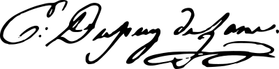 Signature de Émilie Dupuy de Lôme (1812 - 1893)