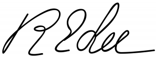 Signature de Robert Lee (1807 - 1870)