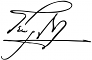 Signature de Georges Ier de Grèce (1845 - 1913)