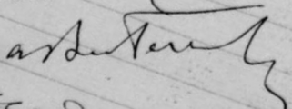 Signature de Alain Bauquenne (1853 - 1913)