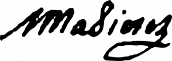 Signature de Narcisse Madières ( - av 1741)
