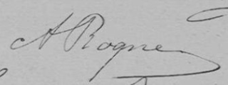 Signature de Antoine Roque (1864 - 1942)