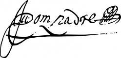 Signature de Julien Compadre (1649 - 1722)