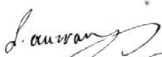 Signature de Louis Aurran (1777 - 1863)