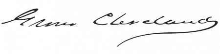 Signature of Grover Cleveland (1837 - 1908)