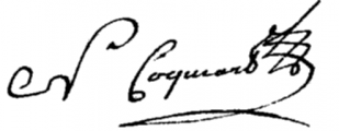 Signature of Nicolas Coquiart (1752 - 1823)