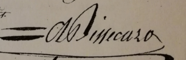 Signature de Alexandre Billecart (1796 - 1854)