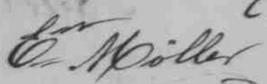 Signature de Ernest Møller (1826 - 1898)