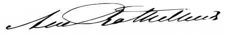 Signature de Alphonse de Rothschild (1827 - 1905)