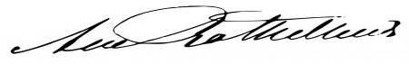 Signature of Alphonse de Rothschild (1827 - 1905)