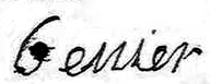 Signature de Jean Baptiste Beynier (1761 - 1837)