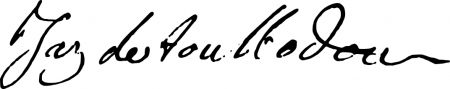Signature de Jan de Toulbodou (1655 - ap 1694)