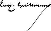 Signature de Eugène Guillaume (1822 - 1905)