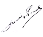 Signature de Denis Leconte (1907 - 1991)