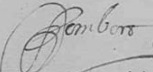 Signature of Philippe Rembert