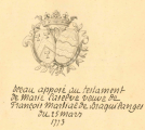 Signature de Marie de La Selve