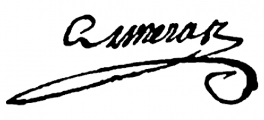 Signature de Joseph Marie Alméras (1700 - 1776)