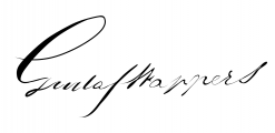 Signature de Gustaf Wappers (1803 - 1874)