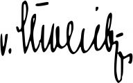 Signature of Dietrich Sedlnitzky von Choltitz (1894 - 1966)