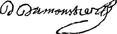 Signature de le plus excellent crayonneur de l'Europe (1574 - 1646)