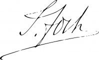 Signature de Ferdinand Foch (1851 - 1929)