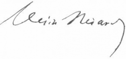 Signature de Désiré Nisard (1806 - 1888)