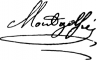 Signature de Étienne de Montgolfier (1745 - 1799)