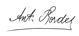 Signature de Antonin Bordes (1863 - 1940)