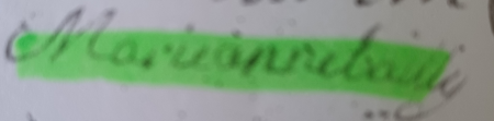 Signature de Marie Anne Bailly