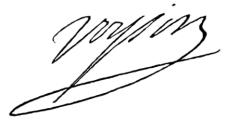 Signature de Daniel Voysin (1655 - 1717)