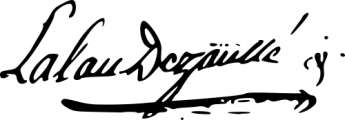 Signature de Jean René Lalau (1735 - 1788)