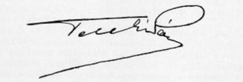 Signature de Pál Teleki de Szék (1879 - 1941)