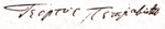 Signature de Karageorges (1752 - 1817)