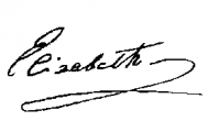 Signature de Sissi (1837 - 1898)