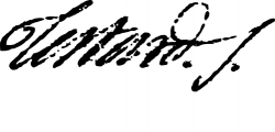 Signature de Paul Testard (1712 - 1794)