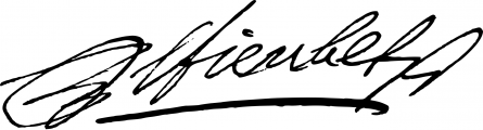 Signature de Gaspard de Fieubet (1622 - 1686)