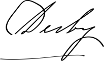 Signature de Edward Stanley (1799 - 1869)