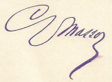 Signature de Charles Masson (1858 - 1931)