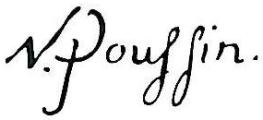 Signature de Nicolas Poussin (1594 - 1665)