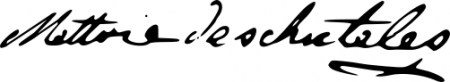 Signature de Émilie Offray de La Mettrie (1761 - 1834)