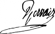 Signature of Joseph Gervais (1765 - 1829)