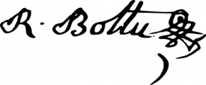 Signature de René Bottu ( - ca 1772)