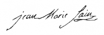 Signature de Jean-Marie Sain (1760 - 1826)