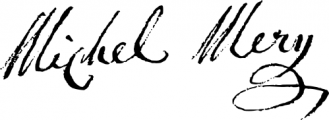 Signature de Michel Méry (1769 - 1851)