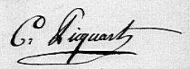 Signature de Marie-Thérèse Picquart (1799 - 1867)
