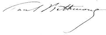 Signature de Paul Bethmont (1833 - 1889)