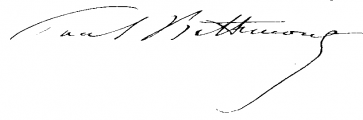 Signature of Paul Bethmont (1833 - 1889)