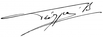 Signature de Georges II de Grèce (1890 - 1947)